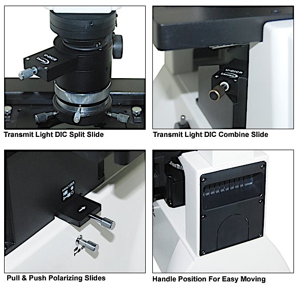 BIM750DIC Inverted Biological Microscope with DIC Nomarski Ph-70651