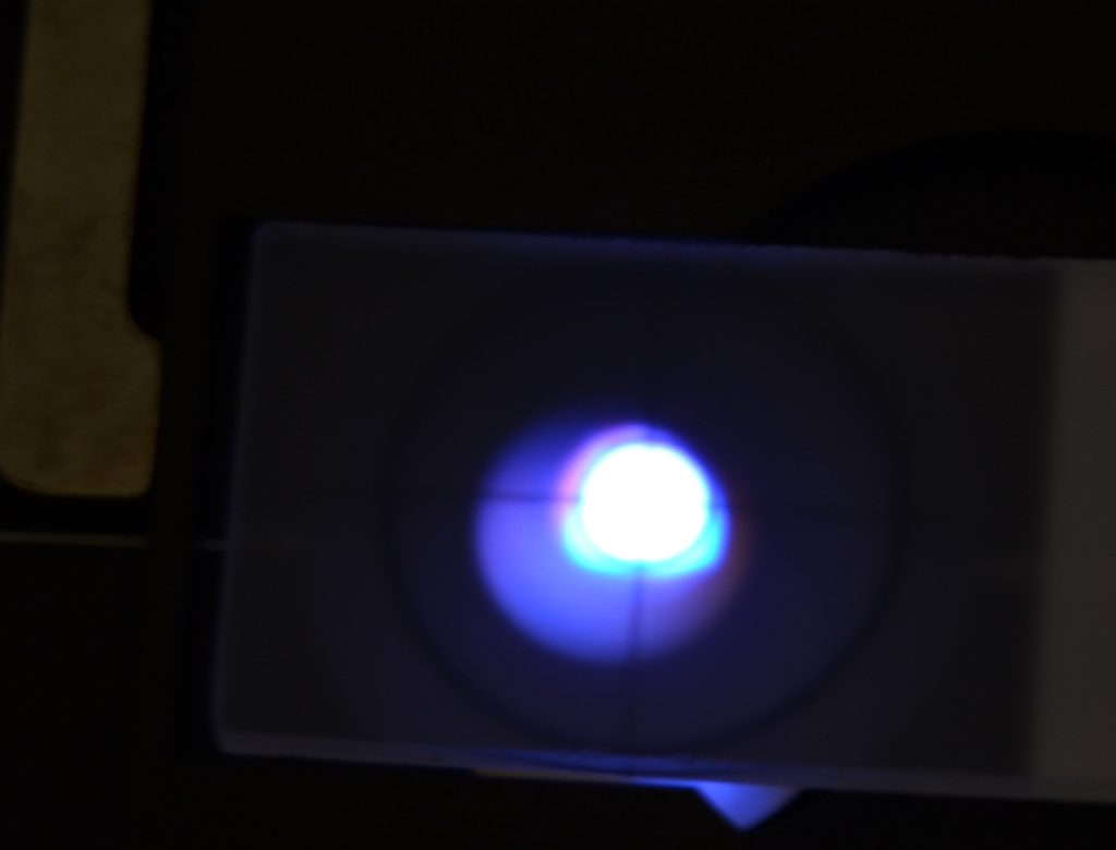 Epi-fluorescent Illumination Alignment Slide