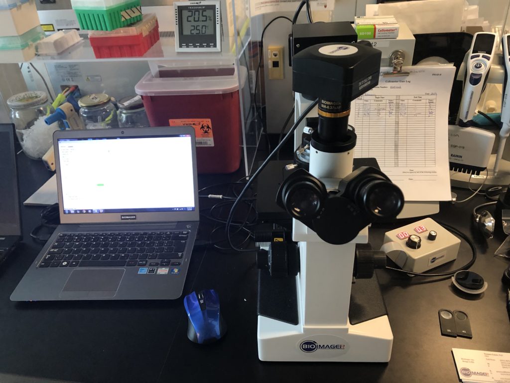 IncuScope Is250 Incubator Microscope with Phase Contrast & Fluorescence